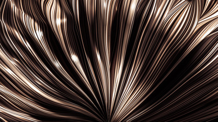 Elegant colored background with lines. 3d illustration, 3d rendering.