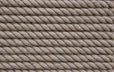 background of the ropes, a lot of twisted ropes