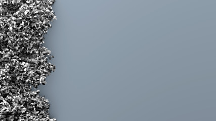 Elegant autumn background. 3d illustration, 3d rendering.