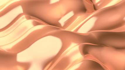 Luxury elegant metal gold background. 3d illustration, 3d rendering.