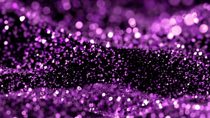 Luxury glitter background. 3d illustration, 3d rendering.
