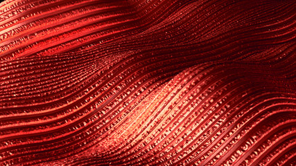 Obraz premium Luxury elegant metal gold background. 3d illustration, 3d rendering.