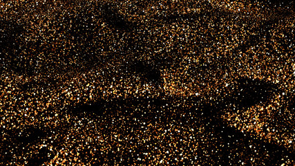Luxury glitter background. 3d illustration, 3d rendering.