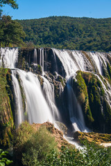 Waterfall Strbacki Buk on Una river in Bosnia and Herzegovina near the Croatian border