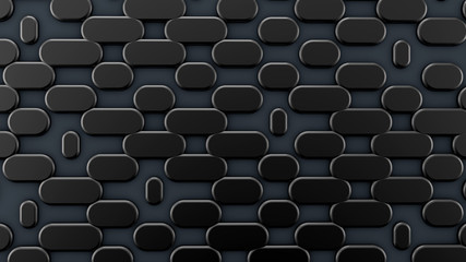 Fototapeta premium Interior pattern, architectural background. 3d illustration, 3d rendering.