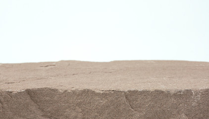 Stone empty for display, Blank for mockup design, construction work, decorate large buildings, Blank for design.