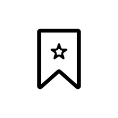 Bookmark Ribbon Symbol Icon Vector Design Illustration EPS 10