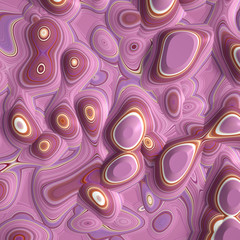 Soft, nice abstract background in bright colors. 3d illustration, 3d rendering.