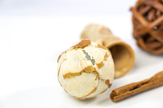 varaint dry hurb on white use for food background