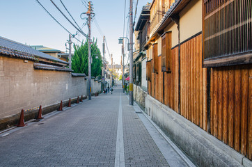 Obraz premium 京都祇園 御陵前通り