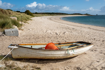 Par beach st martins isles of scilly Cornwall england uk 