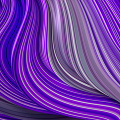 Fototapeta premium Elegant colored background with lines. 3d illustration, 3d rendering.