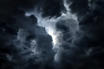 Türaufkleber Dramatischer Wolkenhintergrund © Sabphoto