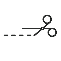 scissor icon vector design illustration