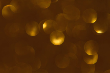 Golden sparkle light abstract background
