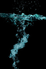 Fototapeta premium Air Bubbles in Water