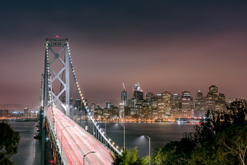 Fototapeta na wymiar BAY BRIDGE San Francisco