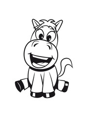 Pony Pferd sitzen spass freuen Mädchen süss lieb springen spielen frech lächeln 1c