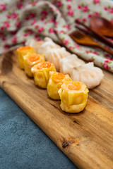 Chinese food dim sum on plate