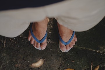 feet in sandals