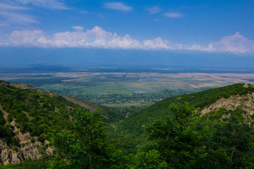 Mountain Landscape, View From Above.