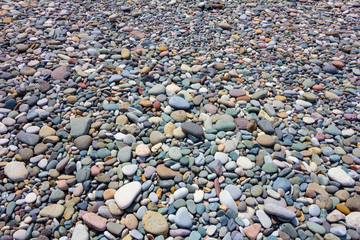 Sea and stones in the afternoon