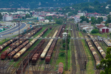 City Landscape, View From Above. 