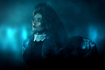 Fototapeta premium mourning young lady