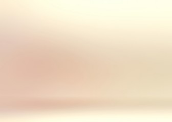 Pastel golden shiny 3d background. Subtle pearl gloss wall texture. Light beige studio template. Luxury empty room graphic.