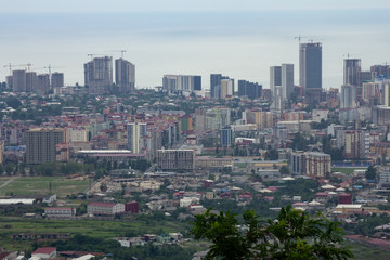 Fototapeta na wymiar City Landscape, View From Above. 