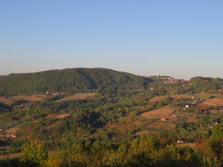 Fototapeta premium Mountain Rudnik Serbia landscape in autumn mountain range