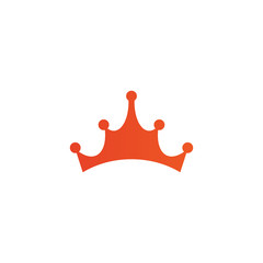 Crown icon logo design vector template