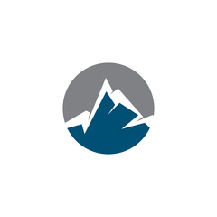 Mountain logo design vector template