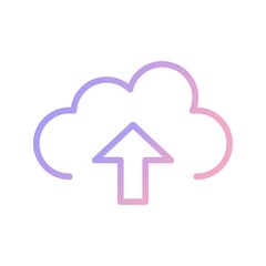 Upload Vector Icon With White Background