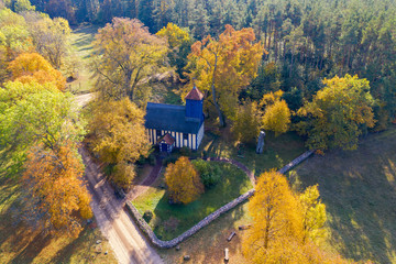 Kirchlein im Grünen bei Alt Placht in der Uckermark
