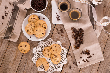 Chocolate chip cookies. 