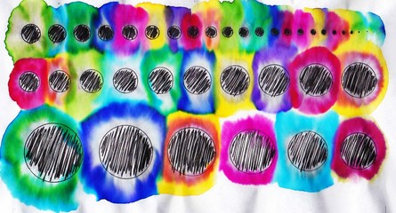background with circles