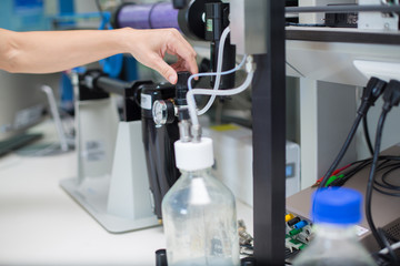 Researchers or students have conducted research in the laboratory.