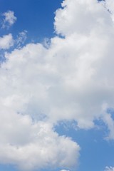 Blue sky and Clouds on Clear Days Background Texture.