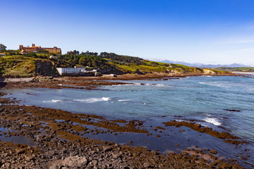 Fototapeta premium Beautiful village in the coast of the north