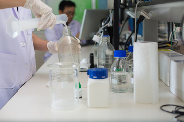Researchers or students have conducted research in the laboratory.