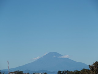 台風一過の富士山（撮影日時：2019/10/13）（撮影場所：鎌倉）