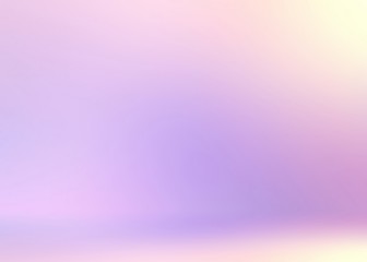 Amazing pink studio with golden shine. Wonderful abstract 3d background. Sweet dream style interior.