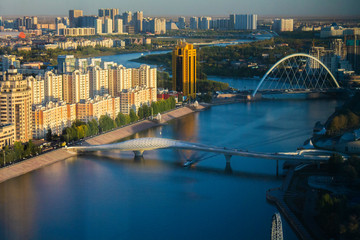 view of the bridge and river