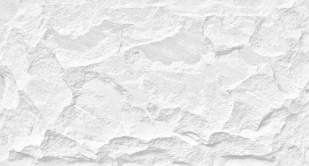  White stone grunge background, rough rock wall texture © Vadim Andrushchenko