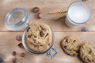 Cookies et verre de lait - Milk