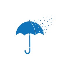 umbrella logo vector template