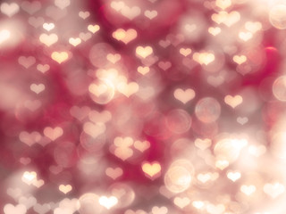 love abstract background shiny hearts colorful blurs