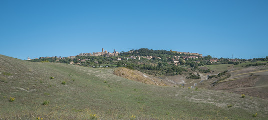 Fototapeta premium Blick auf Volterra, Italien