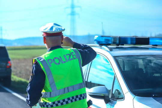 polizist im einsatz